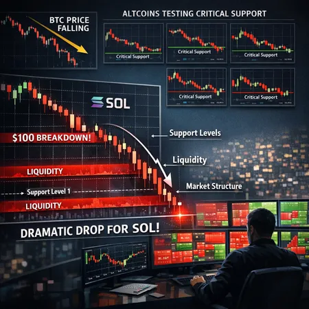Why Solana and Major Altcoins Are Testing Critical Support Levels — Tactical Playbook for Traders – cover image