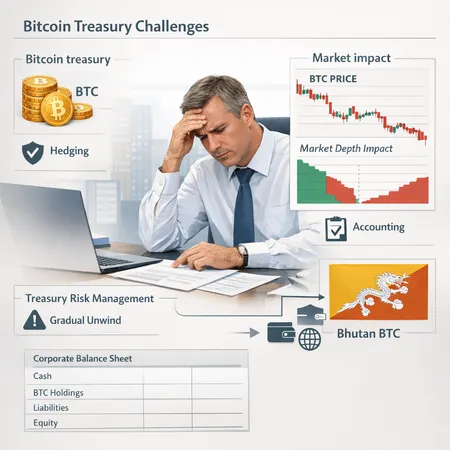 When the Buy‑BTC‑for‑Treasury Trade Is Tested: Risks for Corporates and Sovereigns – cover image