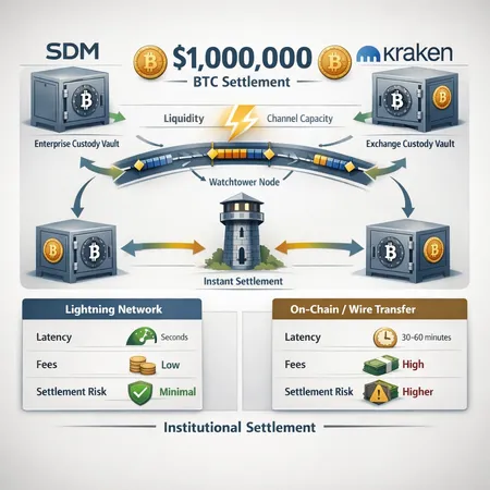 How the Lightning Network Cleared a $1M BTC Institutional Settlement — Roadmap for Treasuries – cover image