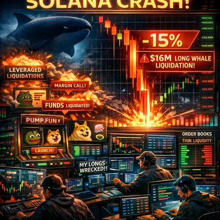 After the Shock: Lessons from Solana’s 15% Drop and a $16M Whale Liquidation – cover image