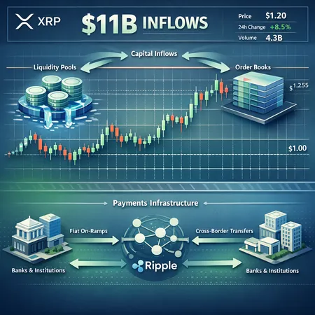 XRP's Rapid Recovery: $11B Inflows, Liquidity Dynamics, and the Payments Narrative – cover image