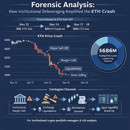 How Institutional Deleveraging Amplified the ETH Crash: A Forensic Case Study – cover image