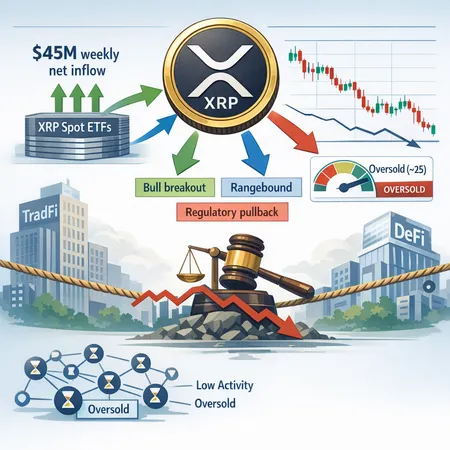 XRP’s Puzzle: $45M ETF Inflows vs. Persistent Price Pressure — A Pragmatic Roadmap – cover image