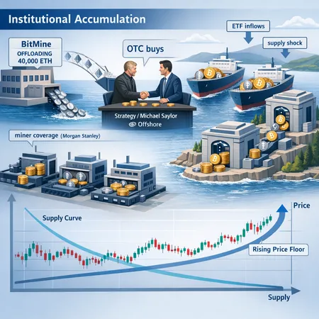 How Big Insti Buys — BitMine’s 40,000 ETH and Strategy’s BTC — Change Supply Dynamics and Miner Valuations – cover image