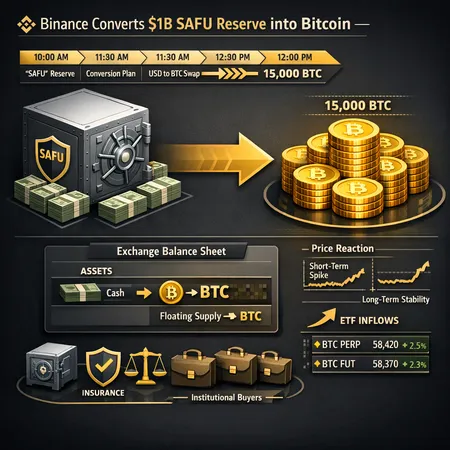 What Binance’s $1B SAFU-to-Bitcoin Move Means for BTC, Exchanges and Markets – cover image
