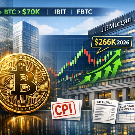 Why Institutions Stay Bullish on Bitcoin: JPMorgan, ETFs, CPI, and 13F Shifts – cover image