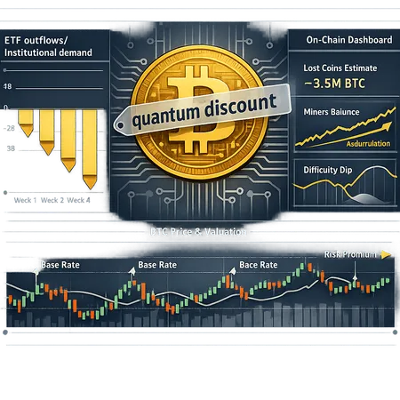 Are Bitcoin Markets Pricing a 'Quantum Discount'? ETF Outflows, On‑Chain Supply and Risk Premiums – cover image
