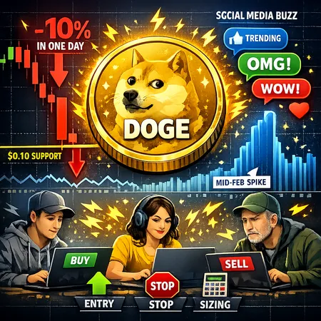 Dogecoin’s 10% Dump vs Social Surge: Can Social Momentum Trigger a Sustained DOGE Recovery? – cover image