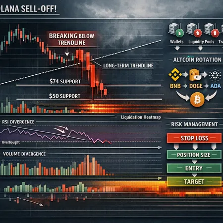 Solana After the Sell-Off: Trendline Break, $74 Test vs $50 Risk and Trade Plans – cover image