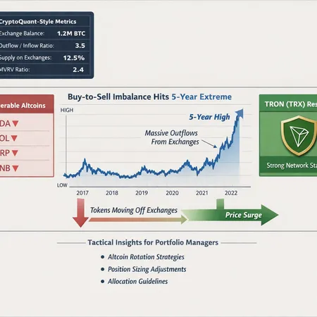 Altcoin Sell Pressure Hits a Five-Year Extreme: On-Chain Evidence, TRX Resilience, and How to Rotate – cover image