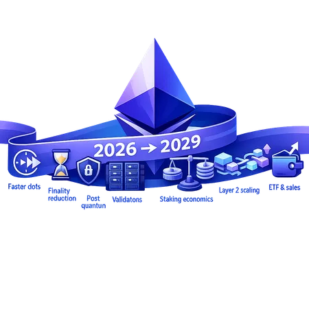 Reading Ethereum’s 2026 Strawmap: Faster Slots, Finality Cuts, Post‑Quantum and What It Means for Validators – cover image