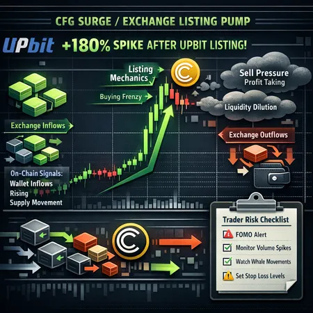 CFG’s 180% Upbit Rally — Listing Mania vs. Sustainable Fundamentals (Trader’s Playbook) – cover image