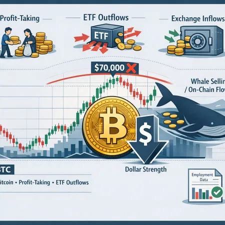 Why Bitcoin Failed to Hold $70K — Profit-Taking, Whales, and What Comes Next – cover image