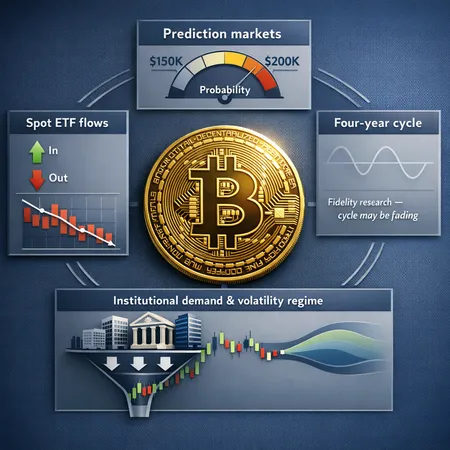 How Spot ETF Flows, Prediction Markets, and Institutions Are Rewriting Bitcoin’s Cycle – cover image