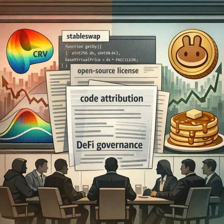 Curve vs. PancakeSwap: Code Attribution, Licensing Risks, and What DeFi Teams Should Learn – cover image