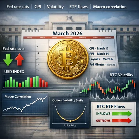 How March 2026’s Packed US Macro Calendar Could Re-price Bitcoin: A Tactical Playbook – cover image