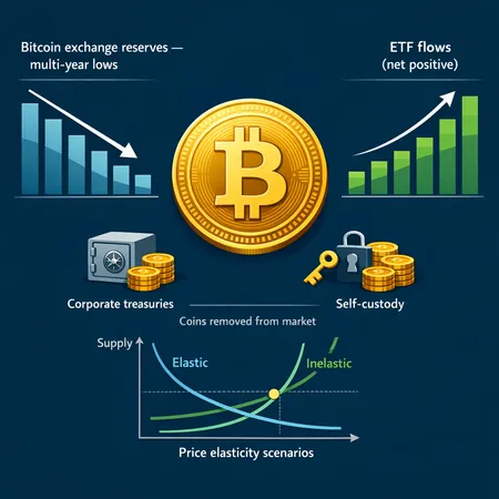 Is a Structural Bitcoin Supply Shock Brewing? Exchange Reserves, ETF Flows, and Custody Trends – cover image