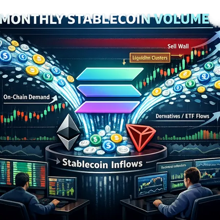 Solana Tops ETH and TRX in Stablecoin Volume — What It Means for SOL – cover image