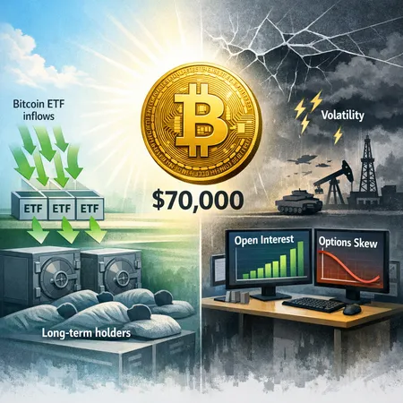 Bitcoin at $70K: ETF Inflows, Rising Open Interest and a Brewing Supply Shock – cover image