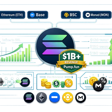 What Pump.fun’s $1B Means for Solana: Monetization, Cross-Chain Subdomains, and SOL Flows – cover image
