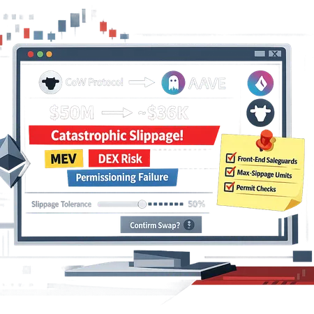 $50M to $36K: Post-Mortem of the March 2026 CoW Protocol Slippage Disaster – cover image