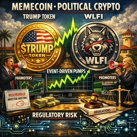 Politicized Crypto: How Political Events Fuel Memecoin Rallies and Political DeFi – cover image