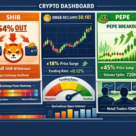 Memecoin Momentum: How Exchange Flows, Funding Rates, and Retail Demand Are Driving SHIB, DOGE, and PEPE This Week – cover image