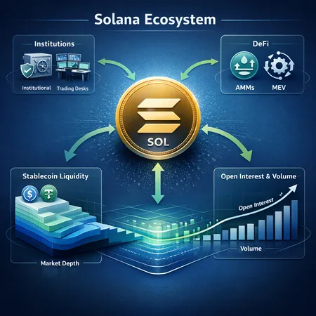 Solana's Liquidity Surge: Stablecoin Depth, Rising Open Interest, and the Institutional Push Toward $100 – cover image