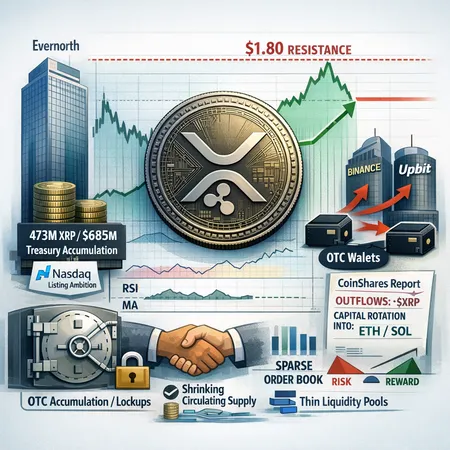 Can Evernorth’s $685M XRP Treasury Stop the Outflows? Liquidity, Resistance, and the Path to Recovery – cover image
