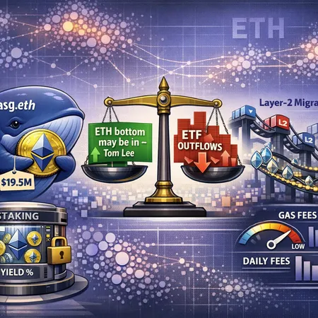 Ethereum: Whale Accumulation vs Structural Stress — $19.5M Buy, ETF Outflows & L2 Migration – cover image