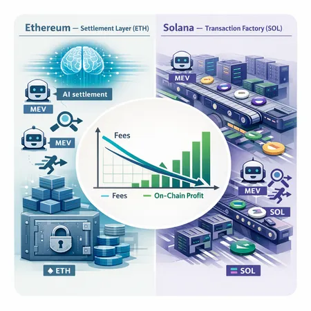 Ethereum vs Solana: Settlement Layer or Transaction Factory? Does AI Shift the Balance – cover image