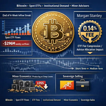 How ETF Flows, Fee Compression and On‑Chain Supply Are Rewriting BTC Price Dynamics in Q1 2026 – cover image