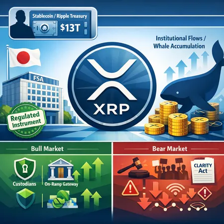 XRP's Turning Point: Japan's FSA, Whale Accumulation, and Ripple's $13T Narrative – cover image