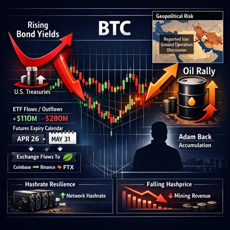 Why Yields, Oil and Middle East Headlines Are Squeezing Bitcoin Now – cover image