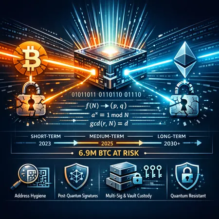 How Quantum Computing Threatens BTC and ETH: Timelines, Risks, and Practical Defenses – cover image