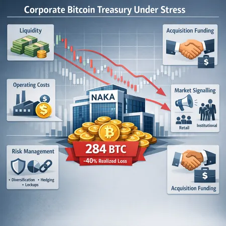 When Corporate Bitcoin Treasuries Crack: Lessons from Nakamoto Inc.'s 284 BTC Sale – cover image