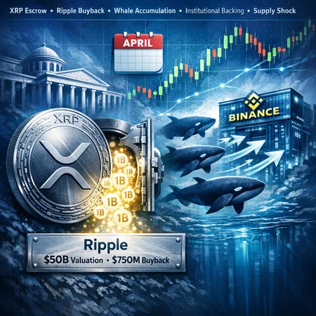 Ripple, Escrow and Whales: Reconciling a $50B Valuation with a 1B XRP Release – cover image