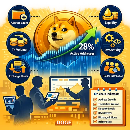Decoding Dogecoin’s 28% Active‑Address Surge: Signal or Meme Noise? – cover image