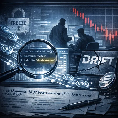 Drift Exploit Post‑Mortem: Durable Nonce, USDC Flows, and Solana’s Market Shock – cover image