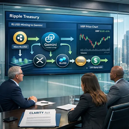 Ripple Treasury, RLUSD and the CLARITY Act: What Corporates and Exchanges Need to Know – cover image