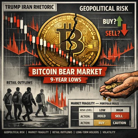Stress‑Testing Bitcoin: Geopolitical Shocks, Retail Exodus, and Portfolio Rules for Tail Risk – cover image