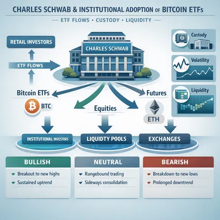 How Charles Schwab’s Expanded Crypto Access Could Shift Institutional Flows and BTC/ETH Price Structure – cover image