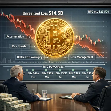 Why Corporates Keep Buying Bitcoin Through a $14.5B Unrealized Drawdown — Strategy, Risk, and Execution – cover image