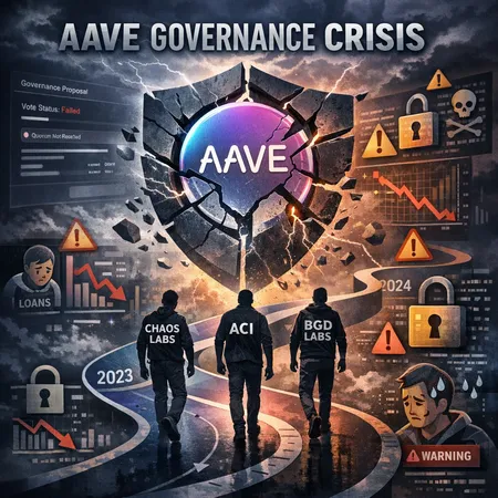 Aave's Governance Crisis: What the Loss of Its Risk Manager Means for DeFi – cover image
