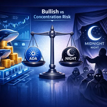 Cardano Whales vs Midnight: On-Chain Accumulation, Concentration Risk, Portfolio Moves – cover image