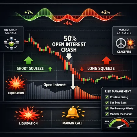 Bitcoin Derivatives: Why a 50% Open Interest Drop and Wild Funding Rates Signal a Big Move – cover image