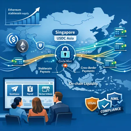 Stablecoin Infrastructure in Asia: A Treasury Guide to USDC Payouts and On‑Chain Liquidity – cover image
