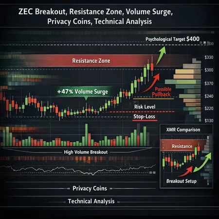 Zcash (ZEC) Breakout Play: Volume Surge, Key Resistance at $330 and the $400 Target – cover image