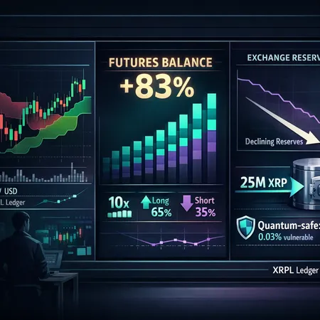 XRP's Quiet Spot vs. Derivatives Frenzy: Futures, Reserves, Ichimoku & Quantum Risk – cover image