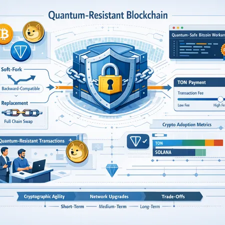Quantum‑Resistant Blockchains: Practical Paths for BTC, DOGE and TON – cover image